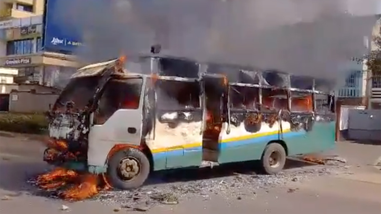Ngong Road bus fire